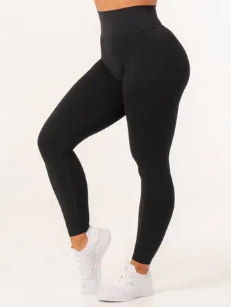 Леггинсы Ryderwear Honeycomb Scrunch Seamless Leggings - Black