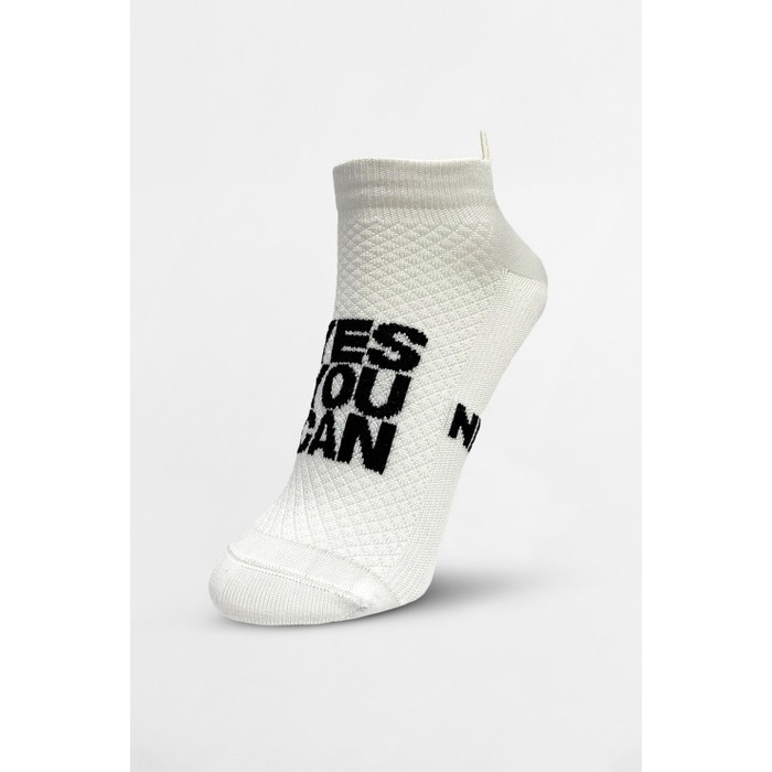 Шкарпетки NEBBIA 'HI-TECH' Ankle Socks YES YOU CAN White 122