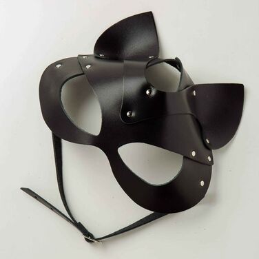 Маска Кішка Leather, Black