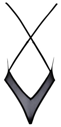 Боди с вырезом Body Embroidery S/M