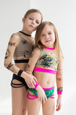 Купальник детский рашгард ТАТУ из spf35