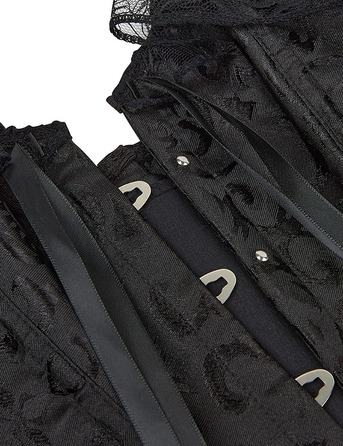 Корсет Star Night 12 Plastic Bones черный, XS