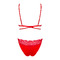 Комплект Obsessive Diyosa set 2-pcs red XS/S