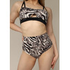 Classic Animal Prints – Принтований Танцювальний Топ Із Подвійними Бретелями Та Переднім Вирізом Для Pole Dance Та Студійних Тренувань - зебра