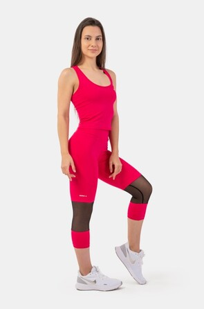 Легінси High-Waist ¾ Length Sporty Leggings 406 Pink