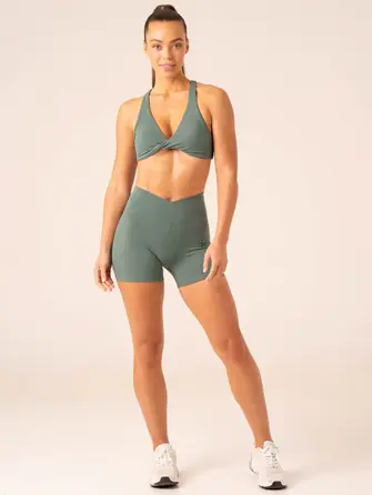 Топ Ryderwear Momentum Twist Sports Bra - Forest Green
