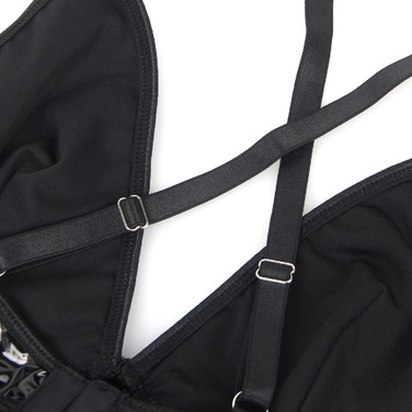 Платье с чокером, глянцевое Star Night Wet Look с имитацией винила, черное, S