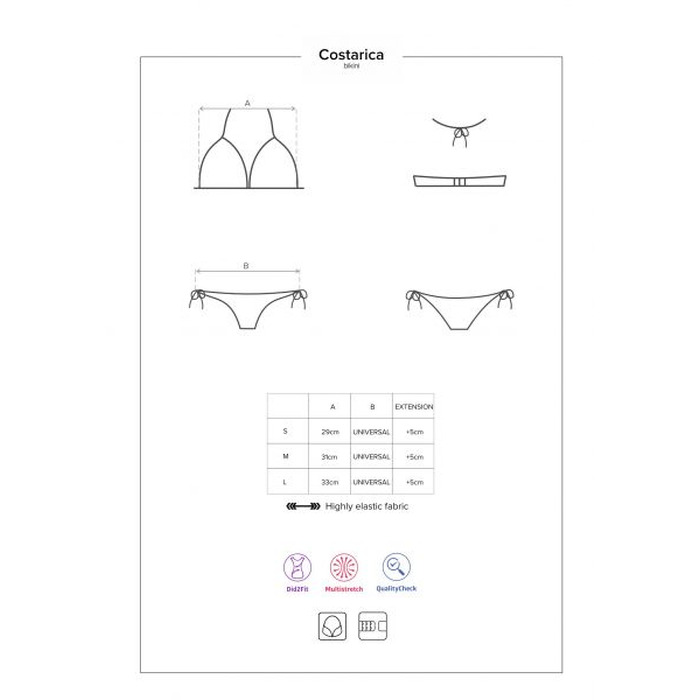 Купальник Obsessive Costarica black M