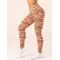 Легінси Ryderwear Unstoppable High Waisted Scrunch Leggings - Mocha Zebra