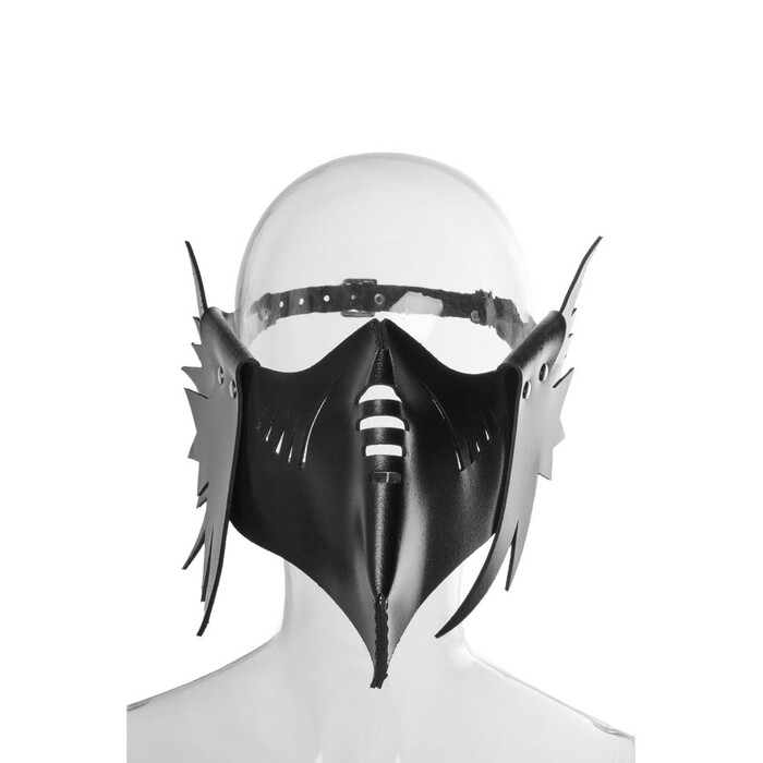 Маска ворон Candy Hero MLA6 кожа, ручной работы, черная