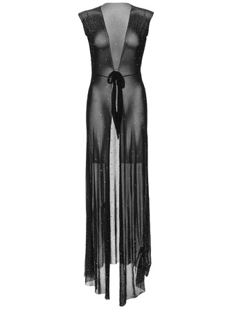 Пеньюар сексуальный со стразами полупрозрачный Leg Avenue Shine With Me, размер O/S