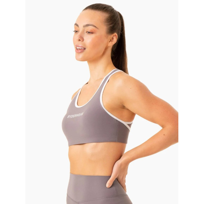 Топ Frequency High Impact Sports Bra - Smoke Grey