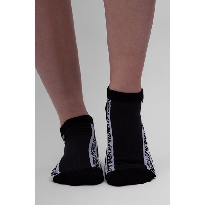 Шкарпетки NEBBIA 'STEP FORWARD' Ankle Socks Black 110