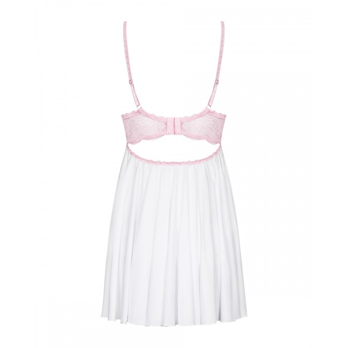 Комплект Obsessive Girlly бебідол і стрінги S/M