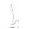 Boots Pleaser Adore-2020C *Каблук 7 дюймов, 2 3/4 дюйма, PF шнуровка, прозрачный