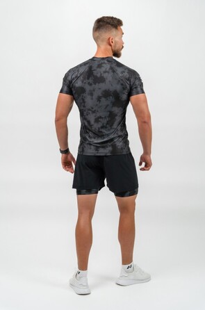 Футболка Nebbia Camouflage Compression T-shirt Maximum Black 338 Camo