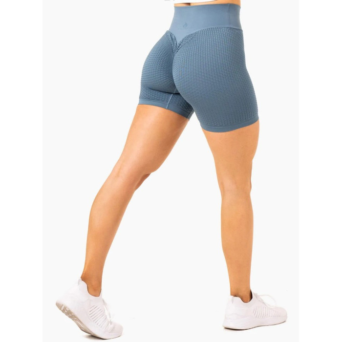 Шорты Honeycomb Scrunch Seamless Shorts - Steel Blue