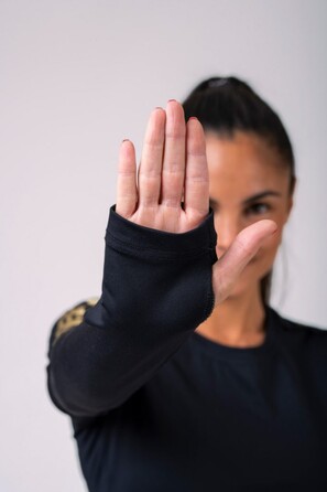 Топ Honey Bunny crop top 821 Black