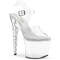 Босоножки Pleaser Unicorn-708RSH **Каблук Unicorn 7 дюймов, ремешок на щиколотке шириной 3 1/4 дюйма, каблук RS, прозрачные