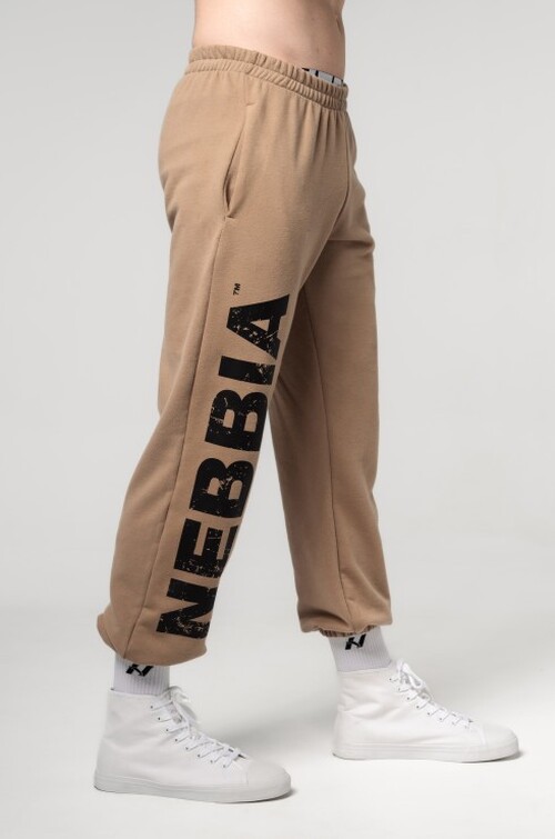 Штани Nebbia Gym Sweatpants Baggy Style GYM BRO Light Brown 365