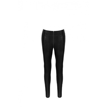 Леггинсы сексуальные со змеиным принтом M F274 Noir Handmade, черные