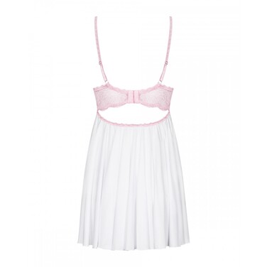 Комплект Obsessive Girlly бебідол і стрінги S/M