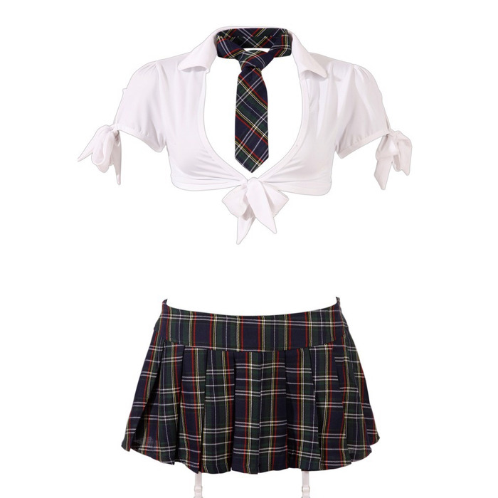 Костюм Школярки в клітинку Cottelli Collection Schoolgirl 4 предмети, XS