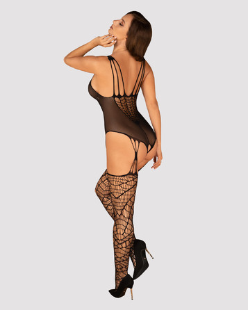 Комбінезон Obsessive Bodystocking G325 czarny S/M/L