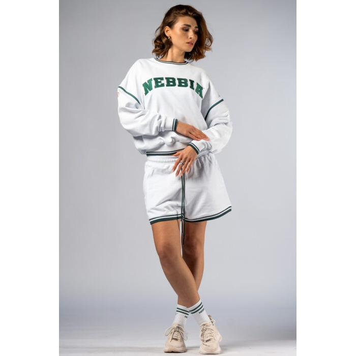 Толстовка жіноча Nebbia Lounge Sweatshirt CLUB D’OR White 642