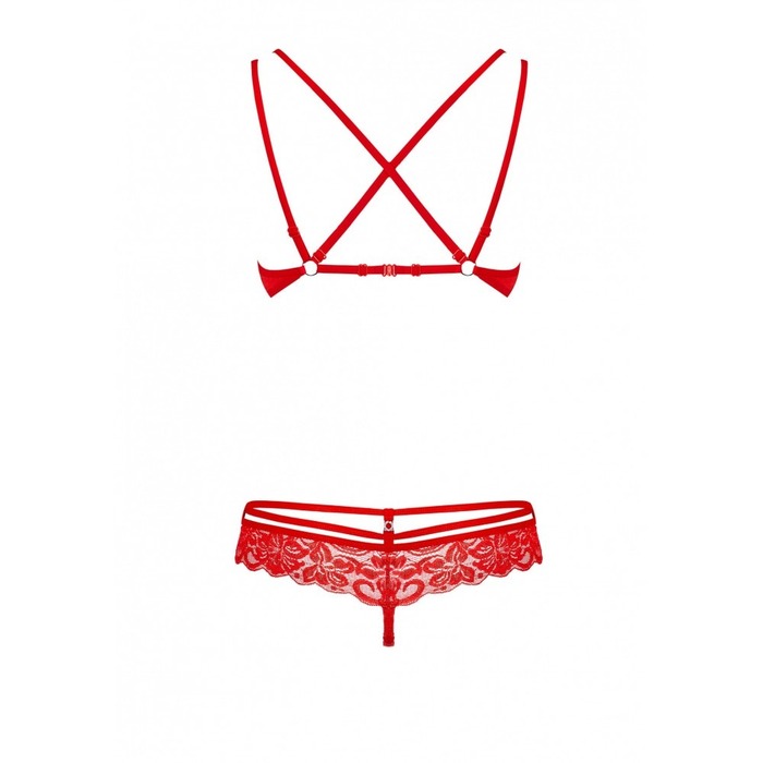 Комплект Obsessive 860-SET-3 2 pcs set red L / XL