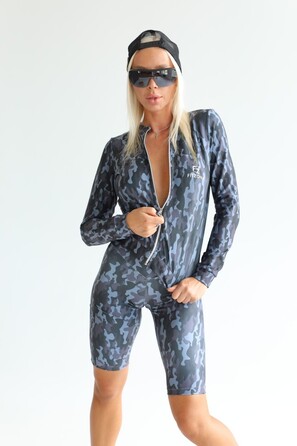 Кофта BLACK MILITARY JACKET WITH ZIPPER