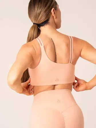 Топ Ryderwear Unstoppable One Shoulder Sports Bra - Peach