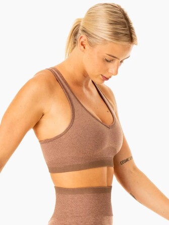 Топ Excel Seamless Sports Bra - Mocha Marl