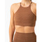 Топ Transform Reversible Sports Crop - Chocolate Zebra