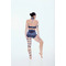TRUE shorts Blue graphite silk_ синій графітовий шовк