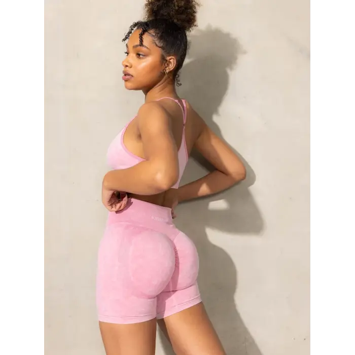 Шорти Ryderwear Stonewash Scrunch Seamless Shorts - Pink Stonewash