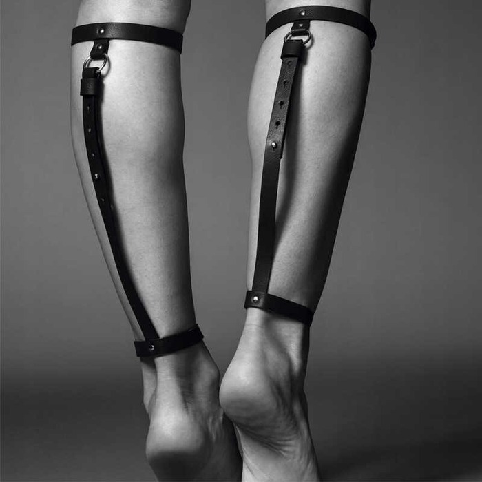 Гартери, що підкреслюють ікри Bijoux Indiscrets MAZE коричневі