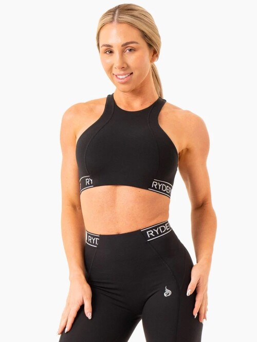 Топ Level Up High Impact Sports Bra - Black