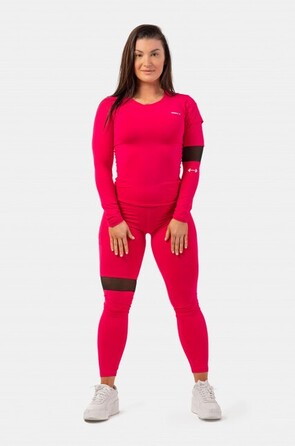 ЛОНГСЛІВ LONG SLEEVE SMART POCKET SPORTY TOP PINK 418
