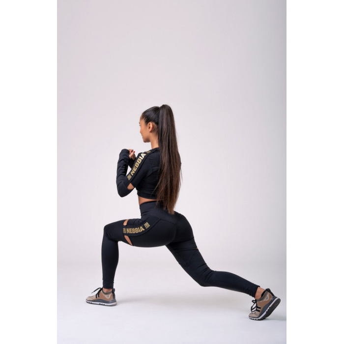 Топ Honey Bunny crop top 821 Black