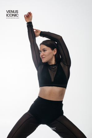 Кроп-топ Venus Iconic з сітки для танців та повсякденного образу