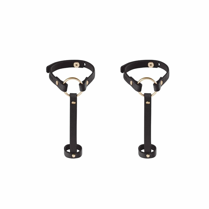 Браслеты на запястье и палец MAZE Bijoux Indiscrets черные, OS