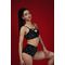 Classic Sparkle – Оксамитові шорти з блиском для pole dance, heels та сценічних виступів - чорний у смуги