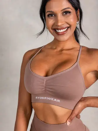 Топ Ryderwear NRG Seamless Sports Bra - Almond
