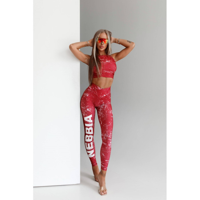 Легінси Nebbia Workout leggings ROUGH GIRL Red 616
