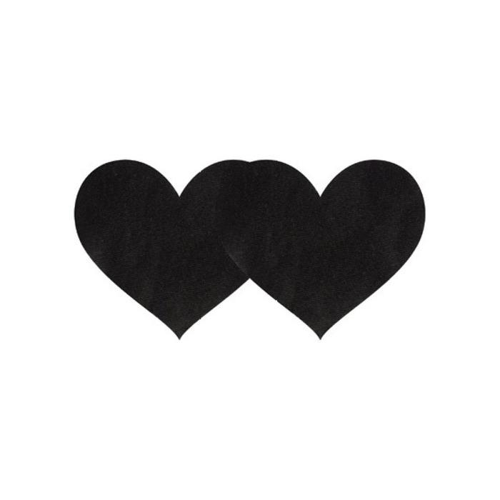 Пестисы на соски в виде сердечек Peekaboo черные