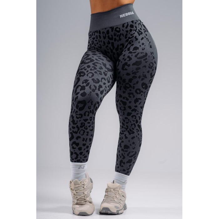 Легінси Nebbia Push-Up Compression Leopard Leggings PRIMAL Black Leopard 849