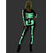 Костюм скелета, світиться у темряві Leg Avenue Womens Skeleton Bodysuit Halloween, розмір S
