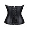 Корсет із застібкою блискавкою Star Night Sexy Leather та шнурівкою, чорний, L (без коробки)