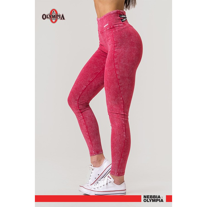 Легінси Nebbia Washed High Waisted Leggings LEGACY Red 777